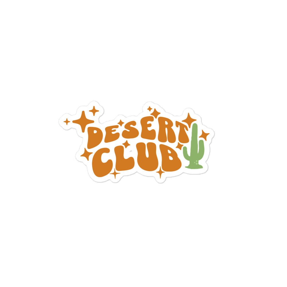 Desert Club Sticker - Myco Threads