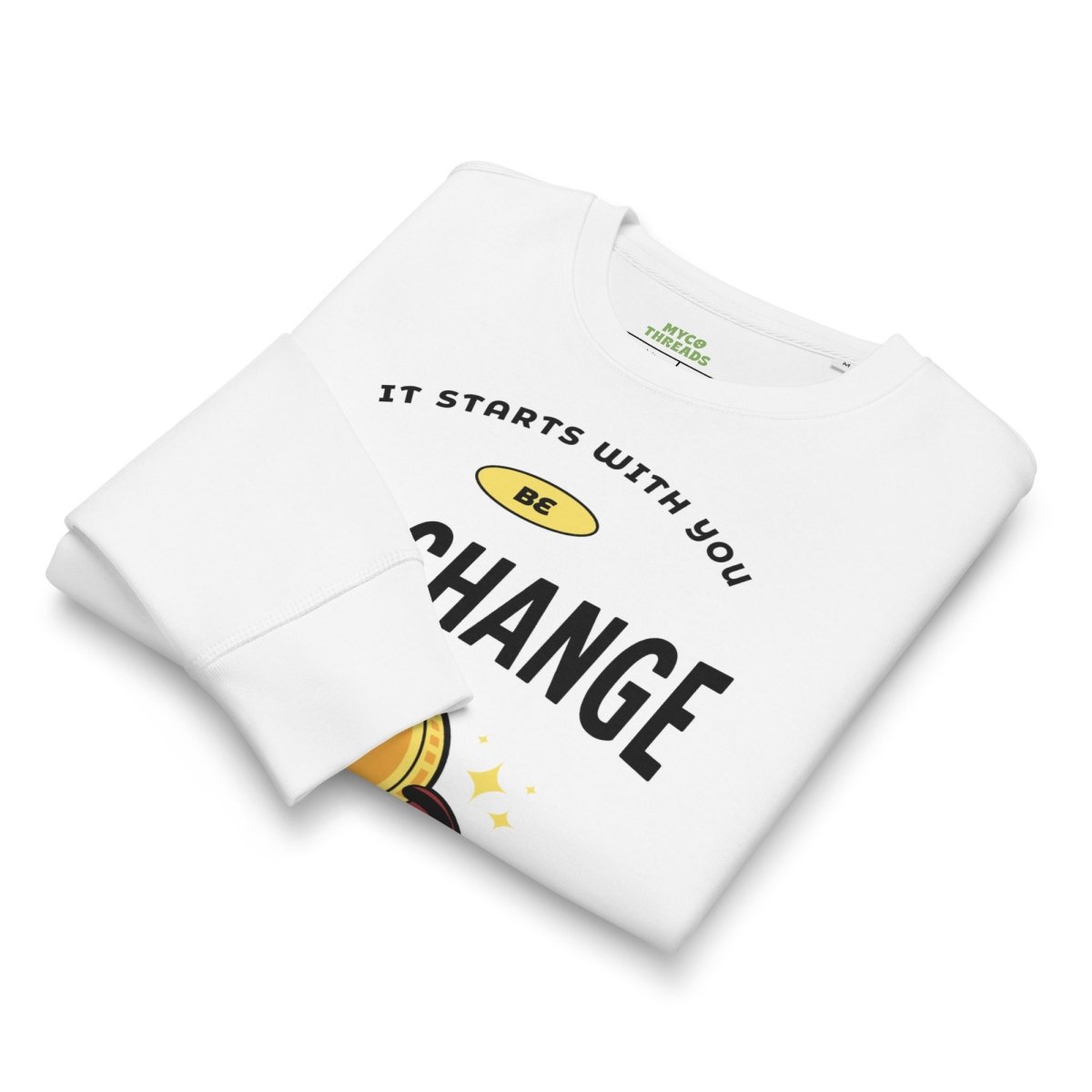 'Be The Change' Crewneck - Myco Threads