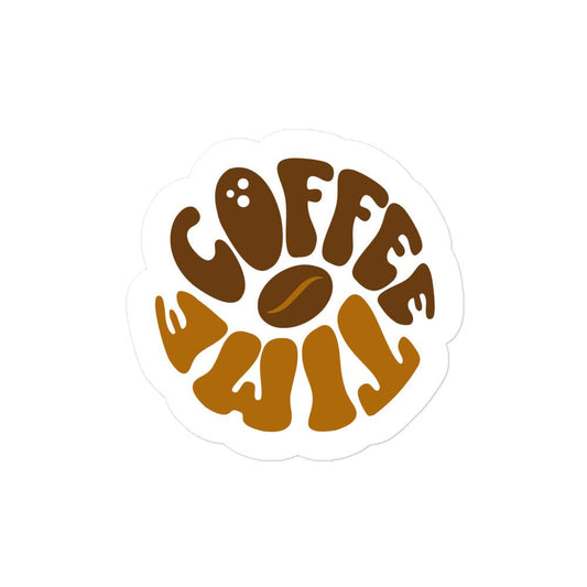 Coffee Time Sticker - Myco Threads