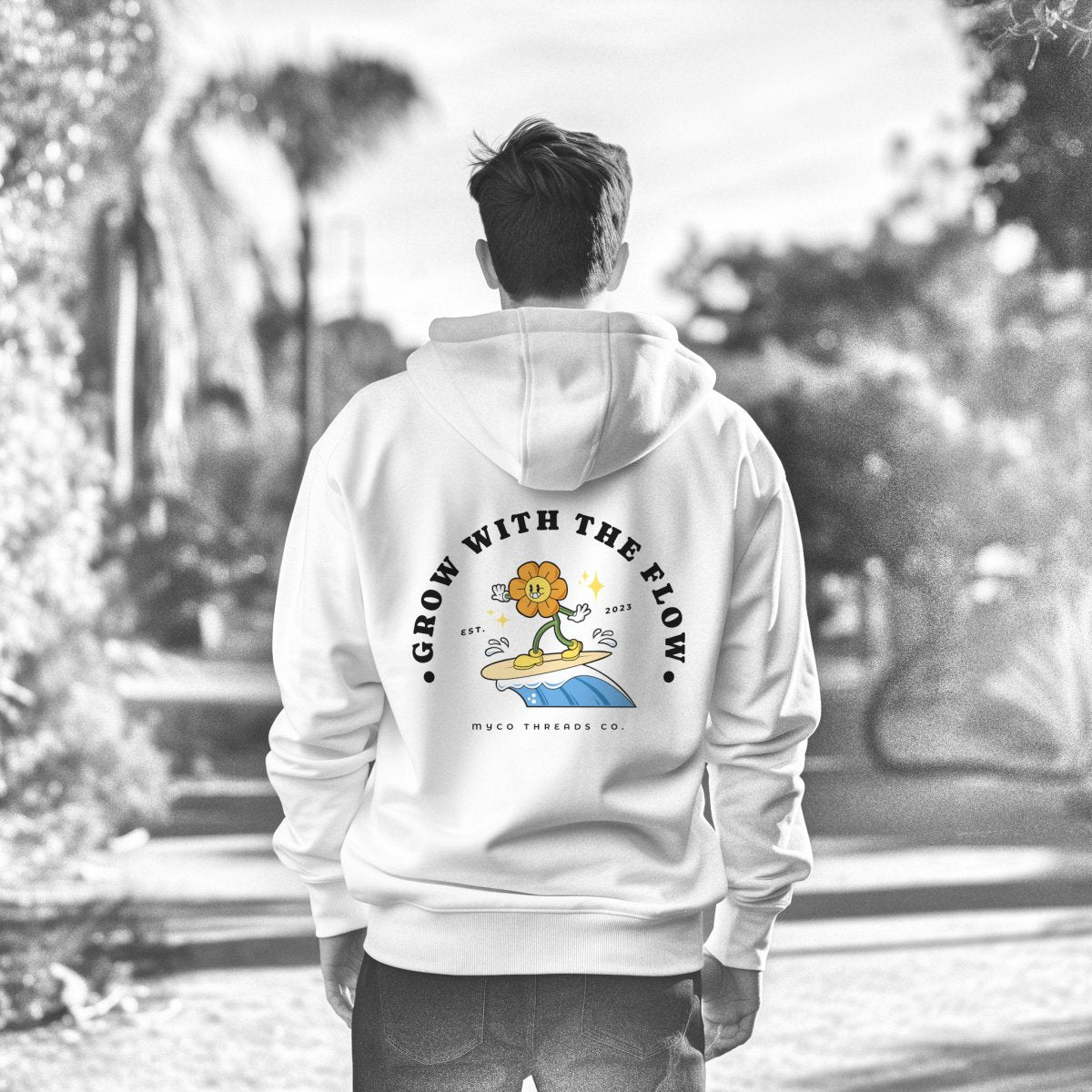 Grow With The Flow Hoodie - Myco Threads